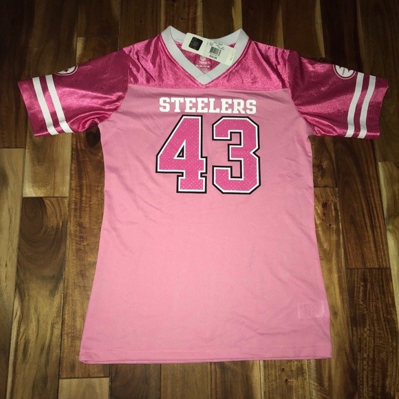 Pittsburgh Steelers Pink Troy Polamalu 